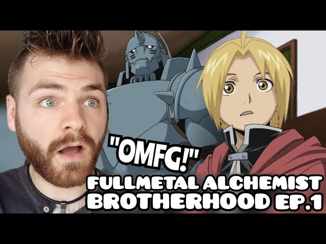 FIRST ANIME EVER!! Fullmetal Alchemist Brotherhood Reaction - Episode 1 