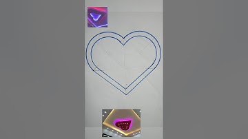 Dil wale design ka marking kaise kre#design #interior #dil