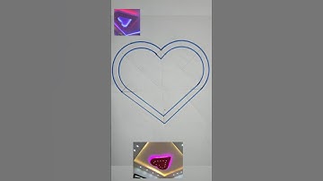 Dil wale design ka marking kaise kre#design #interior #dil