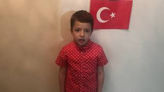 23 Nisan Şiiri Okudum