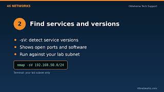 Networking Lab 29: Scan Your Own Lab with Nmap