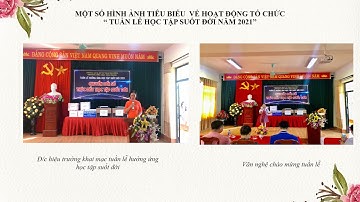 TUẦN LỄ HƯỞNG ỨNG HỌC TẬP SUỐT ĐƠI - TRƯỜNG TIỂU HỌC NHA TRANG TP THÁI NGUYÊN