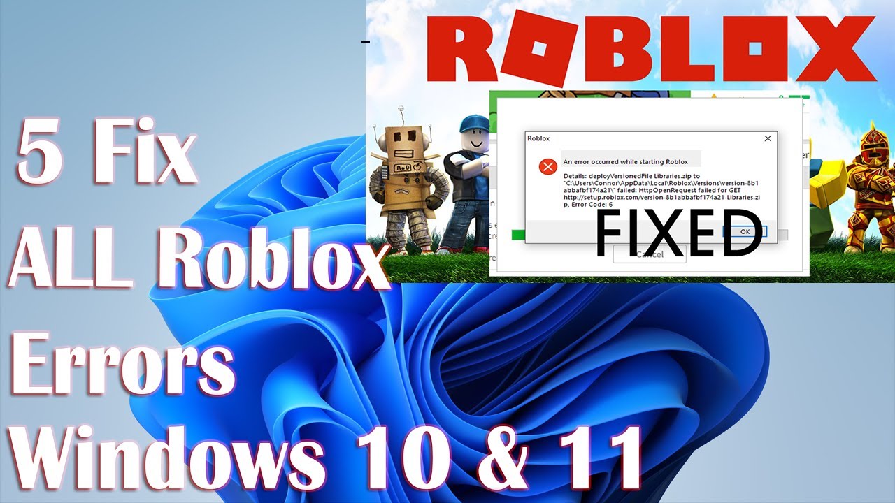 How to Fix All Error of Roblox in Windows PC (Not Opening/Crashing/Join  Error/Disconnected 