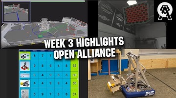 Open Alliance Week 3 Highlights | FRC Charged Up