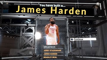 NBA 2K20 James Harden Build!!! Best Shooting Guard Build