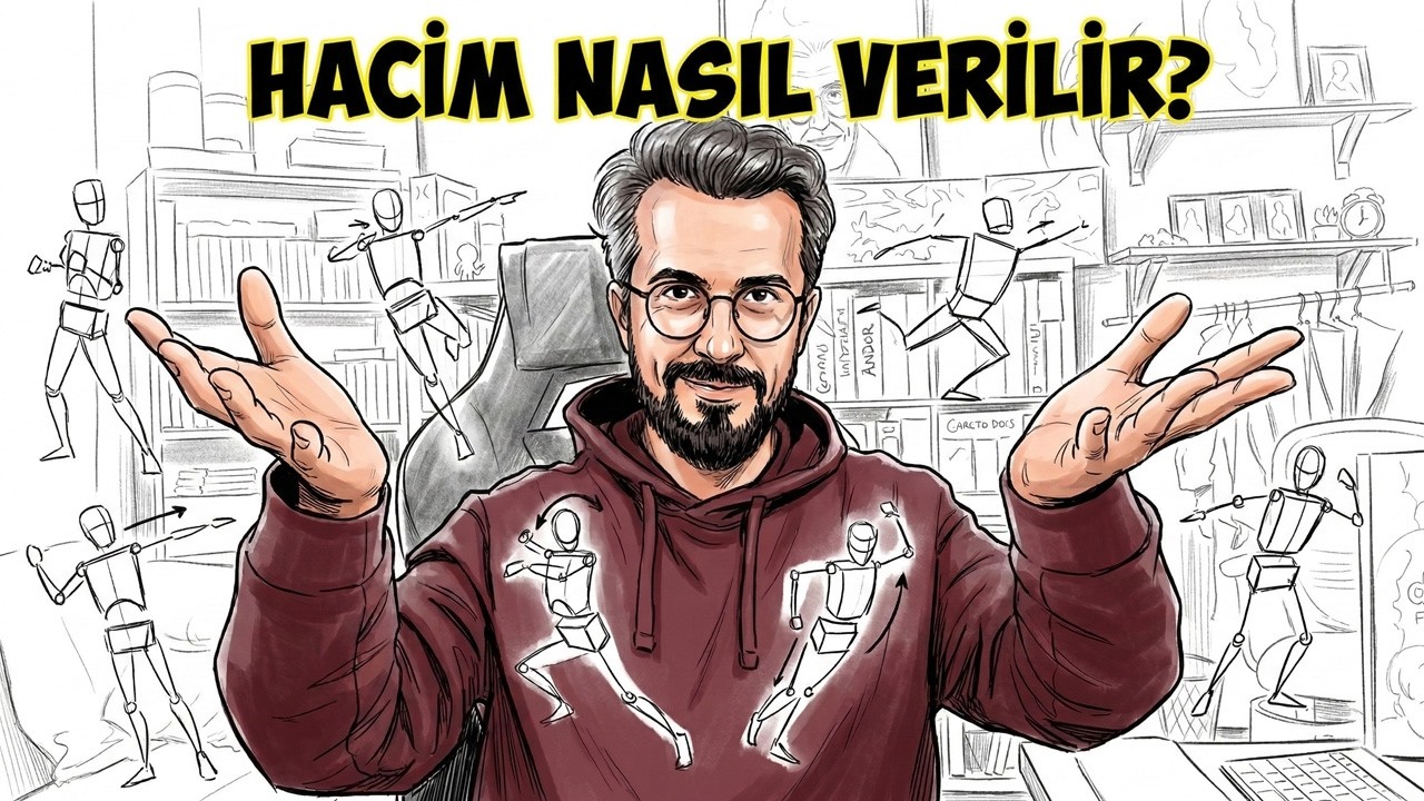 Karakter çizimlerini 3 Boyutlu Göstermenin Tek Yolu: YAPI I EP-10  |  Sıfırdan Profesyonelliğe