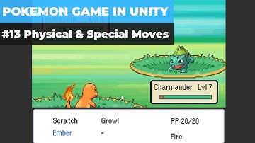 Make A Game Like Pokemon in Unity | #13 - Physical and Special Moves