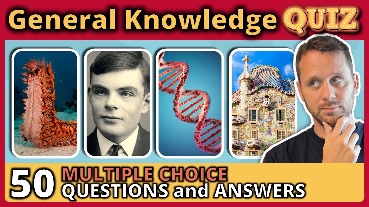 TOUGH QUIZ with 50 GENERAL KNOWLEDGE trivia quiz questions 🧠 - YouTube