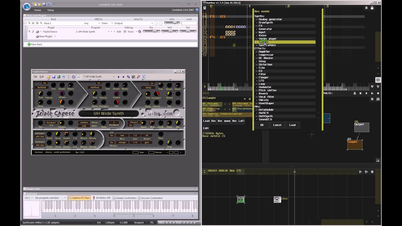 side chain sunvox