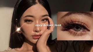 sexy brown look make up Tone of sugar curing in the sun | mildnitha