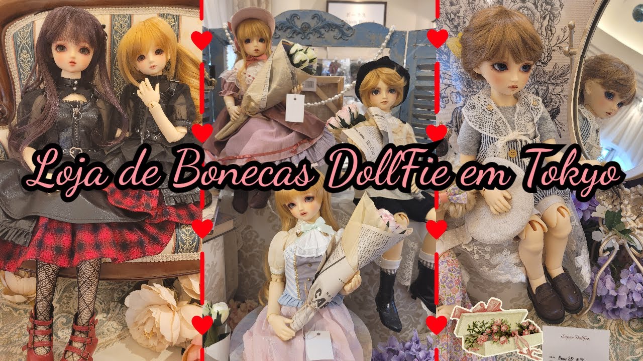 Bonecas Super Dollfie 💐 Vlog em Tokyo Japão Loja de Bonecas Realistas