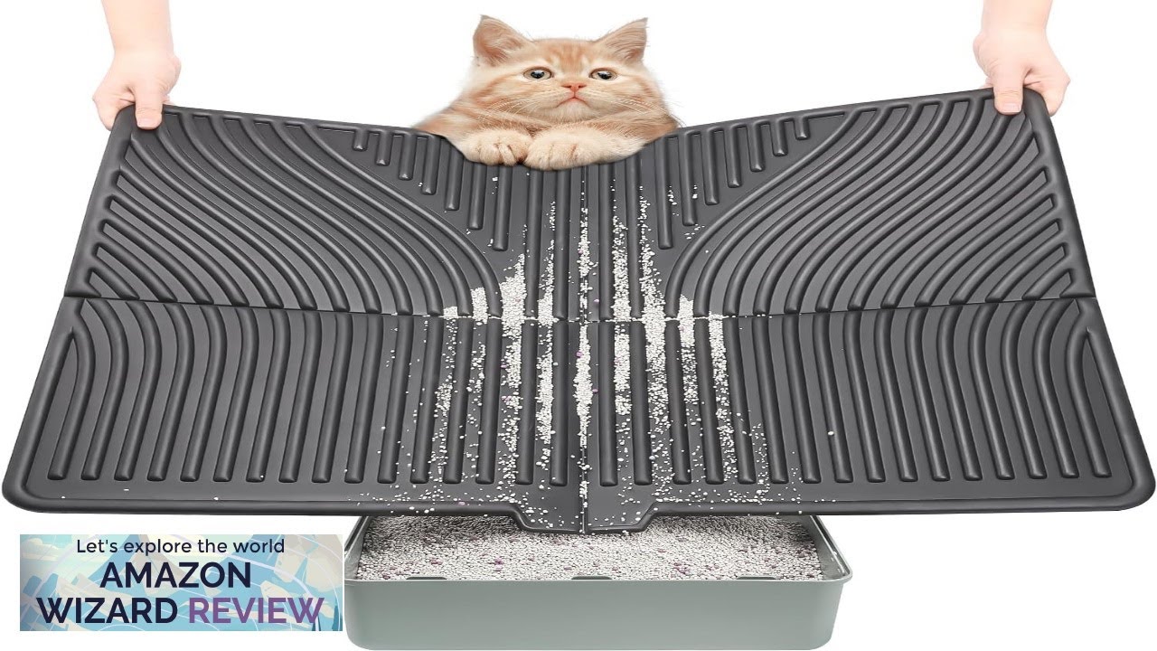 Litter Trapping Mat Jumbo Cat Litter Mat Truepal Double-Layer Cat