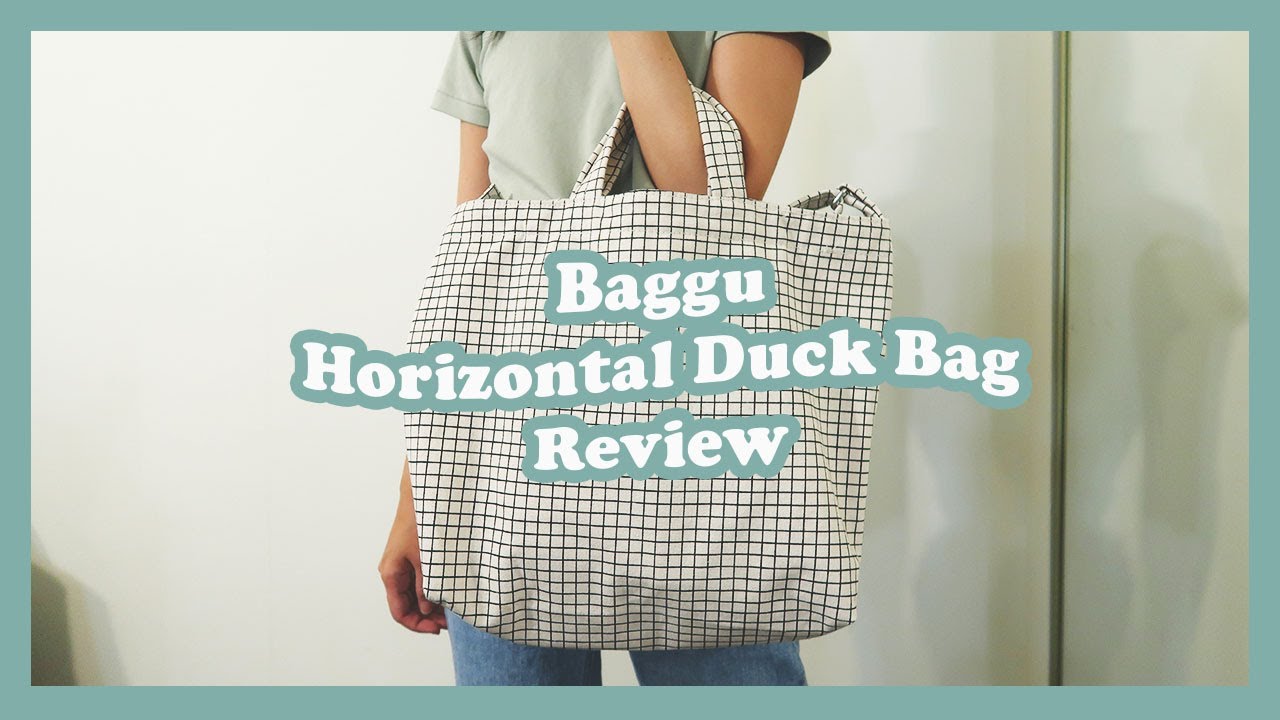 Baggu Horizontal Duck Bag Review  hot girl tote bag aesthetic