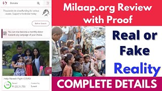 Milaap Review Milaap Real Or Fake Milaap Fundraiser Fund Kaise Le Donation
