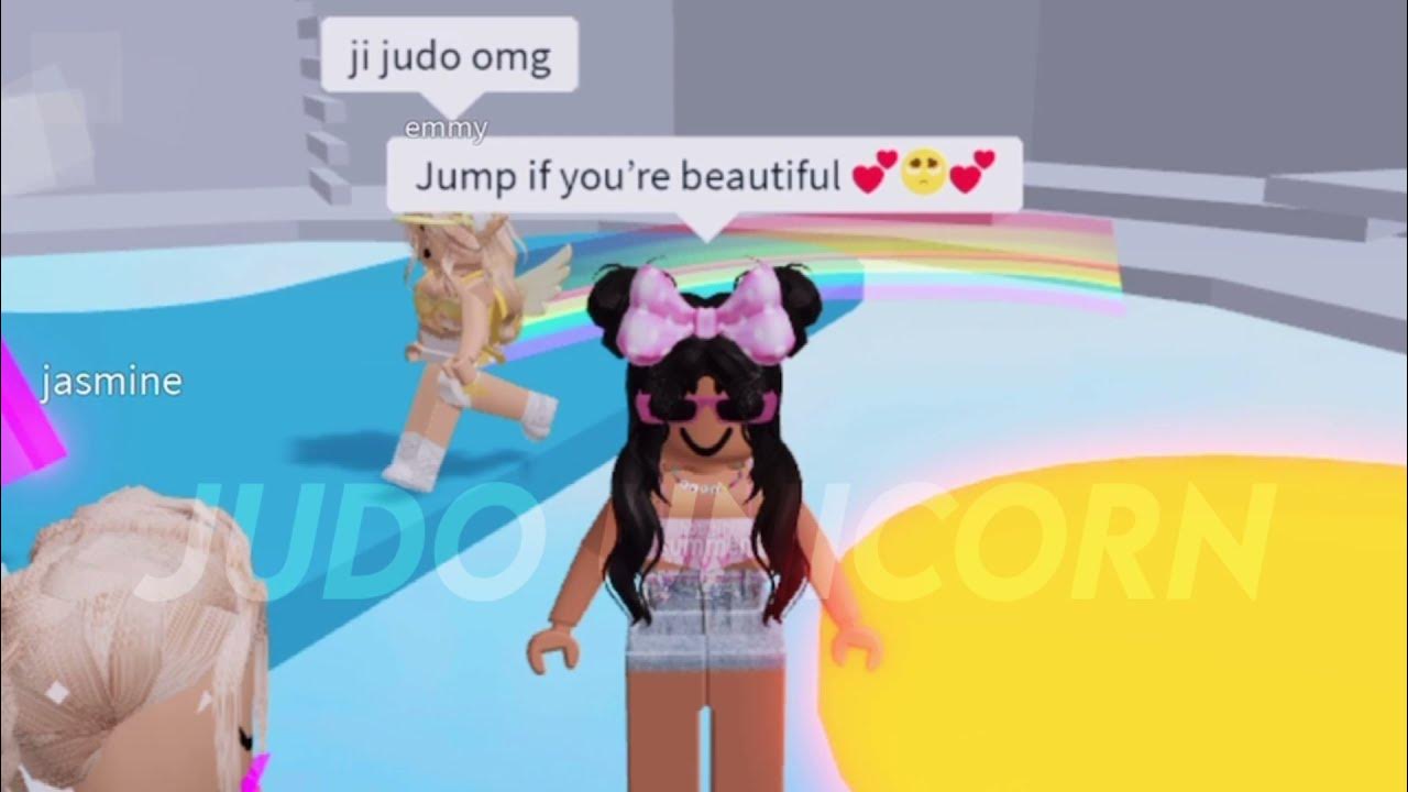 Jump if You're Beautiful 🥺💕 Roblox Trend 2021 Judo Unicorn YouTube