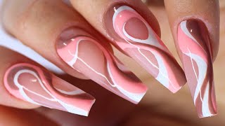 ♡ How to: Milkshake Swirls with ColorGel and Polygel