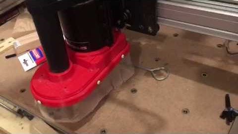 Shapeoko Dewalt DW611 dust shoe