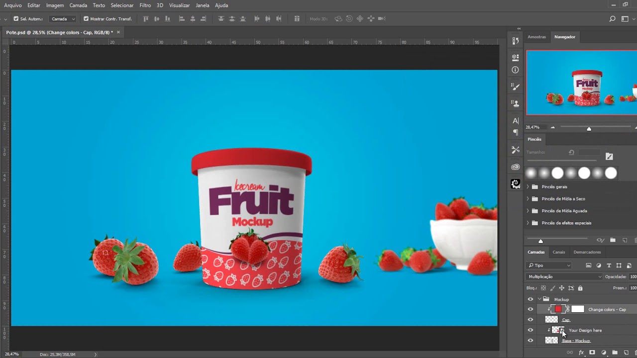 Download Ice Cream Cup Mockup - YouTube