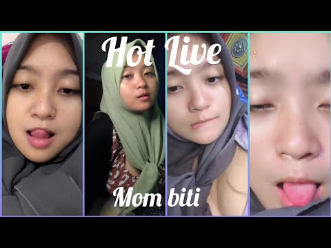 Live Hot Mom Biti Mainin Lidah Sampai Buletnya Keliatan Menonjol