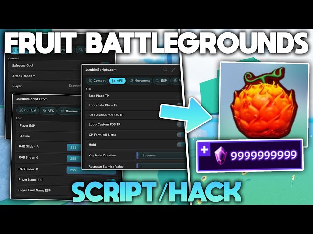 Fruit Battlegrounds Script OP!! [AUTO FARM, ESP + MORE] 