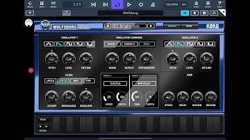 KORG Wolfsburg - Hybrid Polyphonic Synthesizer - Tutorial & Demo with Cubasis 3