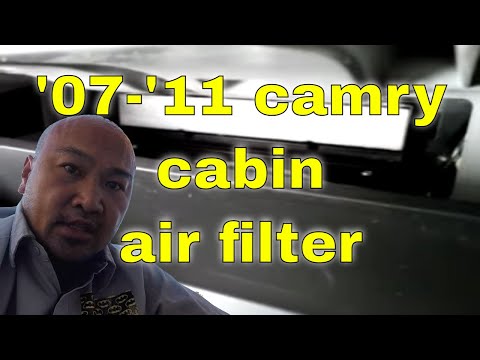 How to replace cabin air filter Toyota Camry √ Fix it Angel - YouTube