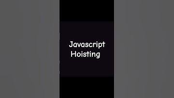 Hoisting In Javascript - Temporal Dead Zone (TDZ) explained #coding #javascript