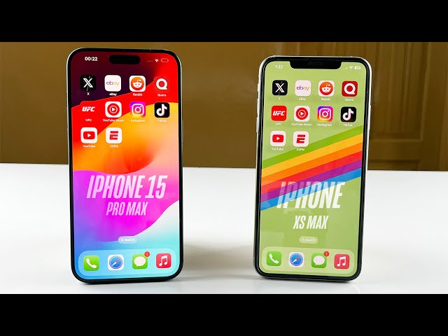 iPhone 15 Pro Max vs iPhone XS MAX SPEED TEST 2023 IOS 17.1.1