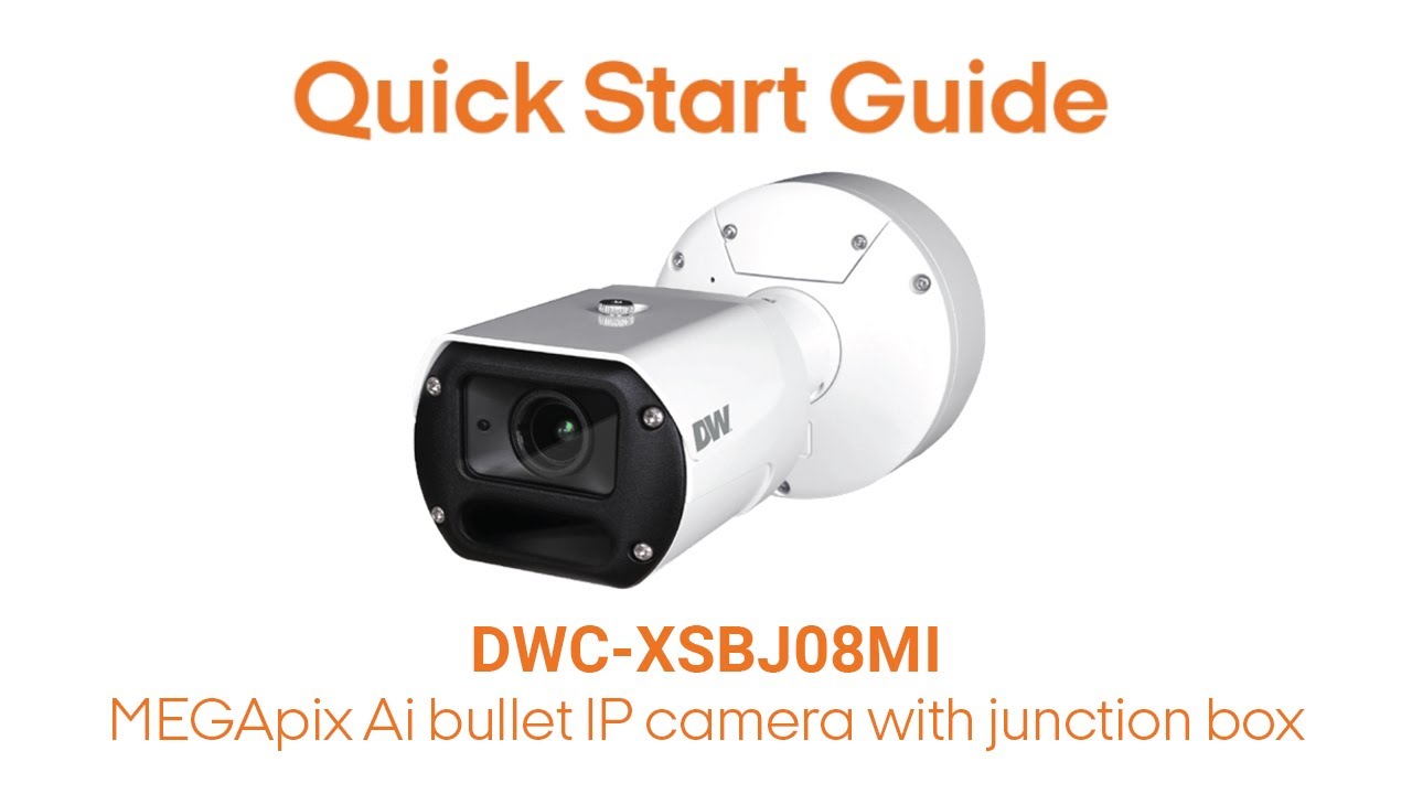 MEGApix Ai Bullet IP Camera With Junction Box Quick Start Guide