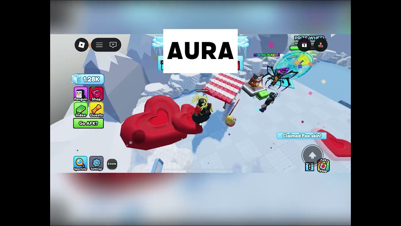 Playing knock out with my friend