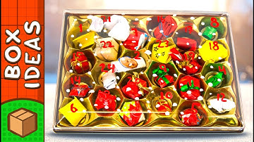 DIY Christmas Countdown Calendar | Craft Ideas for Kids on Box Yourself