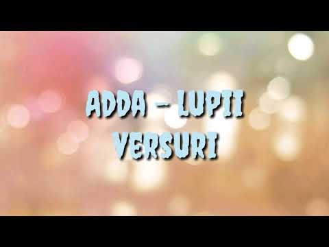 Adda - lupii versuri
