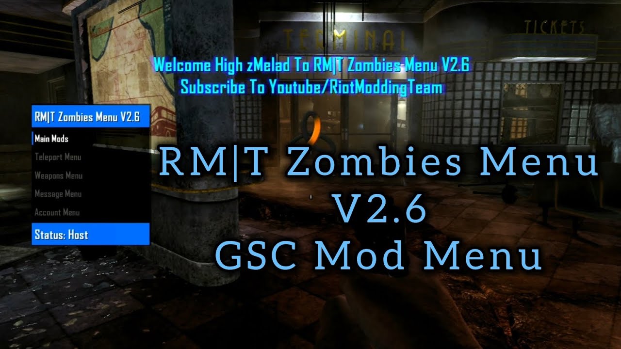 BO2 | TU18/1.19 | RMT Zombies v2.6 | Zombies | GSC Mod Menu | (CFW/HEN/RGH/JTAG) [+Download]