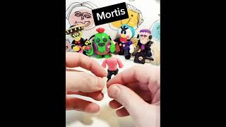 Как слепить МОРТИСА из пластилина из игры Brawlstars