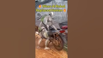 😱"AI Robot Replaces Humans… But Adopts Funny Human Habits! 😂🤖 #AI #Funny #Robots😲🔥#shorts