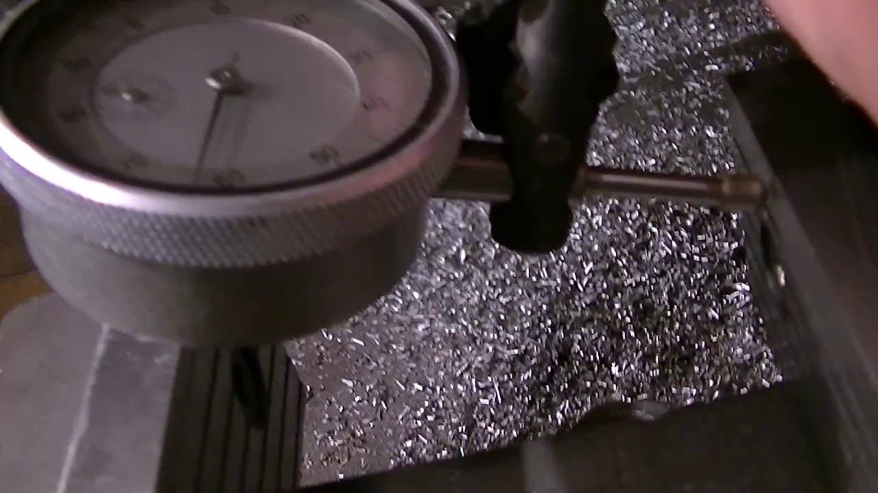 Frezarka ustawienie imadła na czujnik