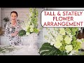 How to Arrange with Tall Stately Flowers Floristry Tutorial