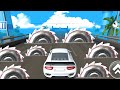 DEADLY RACE #15 Sport Speed Car Bumps Challenge 3d Gameplay Android IOS