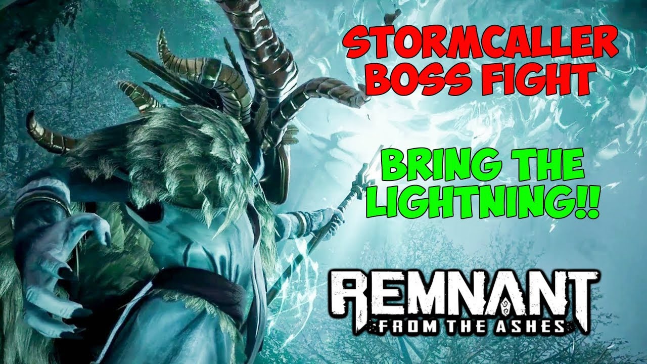 Remnant From The Ashes Gameplay |  Stormcaller Boss Fight (Solo/Normal)