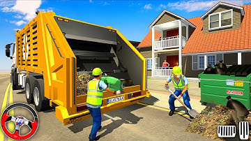 City Garbage Trash Truck Simulator 3D - Garbage Truck Game - Android GamePlay