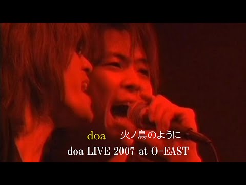 doa「火ノ鳥のように」doa LIVE 2007 at O-EAST