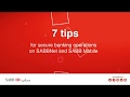 SABB - Tips on Banking Securely