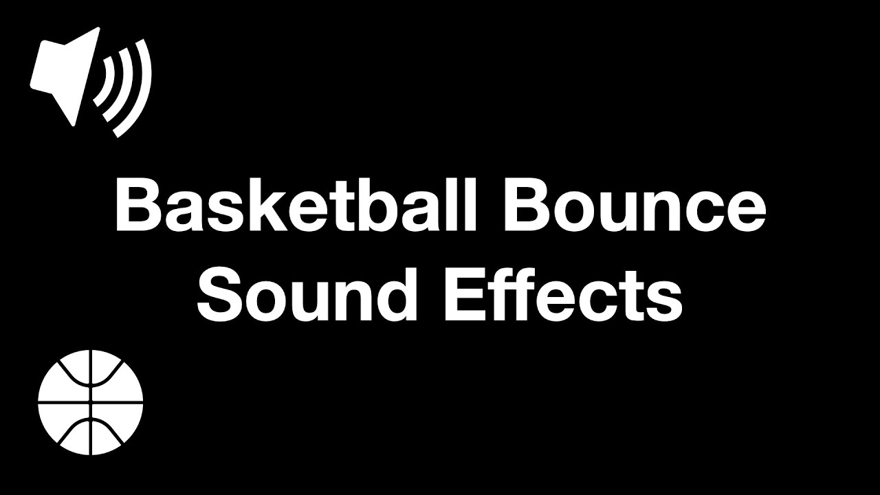 Basketball Bounce and Roll Sound Effect [4K] YouTube