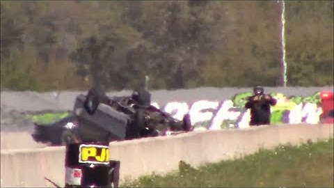 Crashes at Backwards No Prep Race - The Shutdown at Orlando Speed World