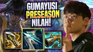 GUMAYUSI TRIES NILAH IN THE NEW PRESEASON! - T1 Gumayusi Plays Nilah ADC vs Aphelios!