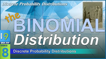 BINOMIAL Probability Distribution for Discrete Random Variables (9-8)