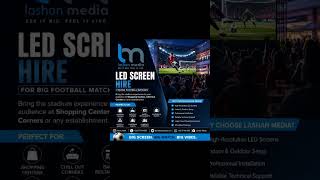 LED Screen Hires For Football Mtsches