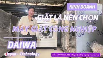 Máy giặt công nghiệp 25kg Daiwa giá bao nhiêu tiền?