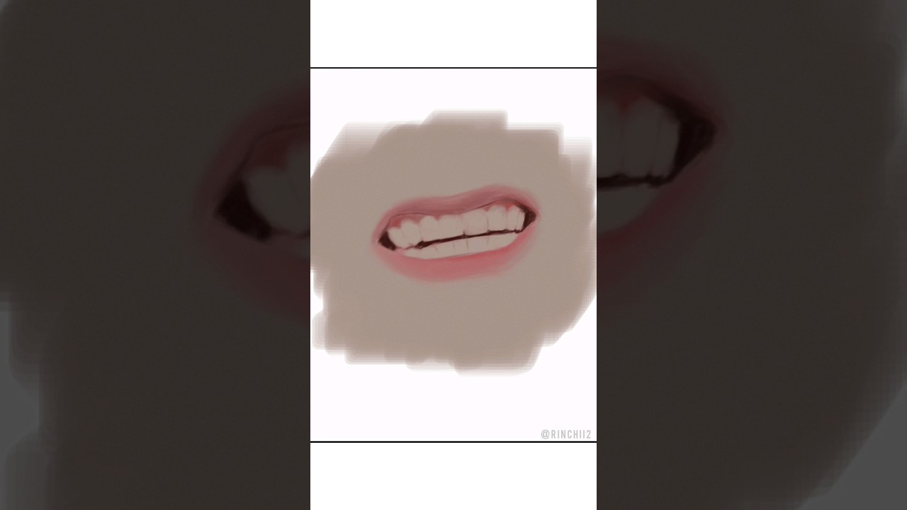 Painting realistic lips 