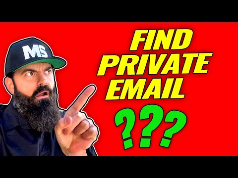 How to Find Private Email Addresses on Websites
